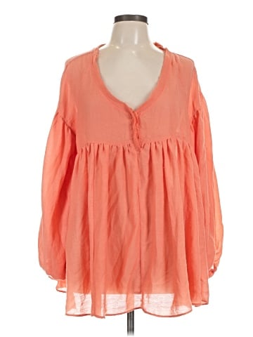 Easel 3/4 Sleeve Blouse (view 1)