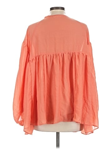 Easel 3/4 Sleeve Blouse (view 2)