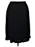 David Warren 100% Polyester Solid Black Formal Skirt Size 14 - photo 1