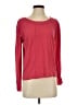 Wrap 100% Cotton Red Long Sleeve Top Size 4 - photo 1