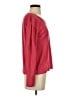 Wrap 100% Cotton Red Long Sleeve Top Size 4 - photo 4