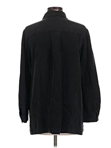 St. John Long Sleeve Silk Top (view 2)