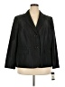 Le Suit 100% Polyester Black Blazer Size 18 - photo 1