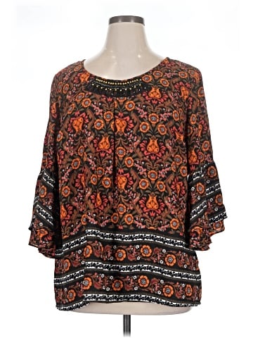 Relativity 3/4 Sleeve Blouse (view 1)
