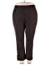 ELOQUII Solid Brown Active Pants Size 18 Plus - photo 1