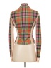 Acne Studios Plaid Green Tartan Mesh Panel Blouse Size S (estimated) - photo 2