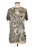 Givenchy 100% Viscose Gray Short Sleeve Top Size XS - photo 1