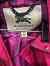 Burberry 100% Polyester Red Pink Jacket Size 12 - photo 6