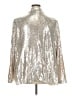 The Drop 100% Polyester Metallic Silver Blazer Size 3X - photo 2
