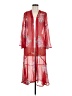 Just Living 100% Polyester Red Kimono Size M - photo 1