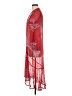 Just Living 100% Polyester Red Kimono Size M - photo 5