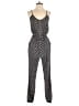 Ecote 100% Polyester Polka Dots Black Jumpsuit Size S - photo 1