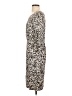 Max Mara Animal Print Ivory Black Cocktail Dress Size S - photo 5