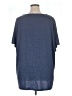BLOOMCHIC Blue Short Sleeve Top Size 14 - 16 - photo 2