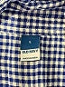 Old Navy 100% Cotton Checkered-gingham Blue Short Sleeve Button-Down Shirt Size L - photo 7