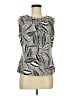 Calvin Klein Silver Sleeveless Blouse Size M - photo 1