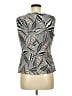 Calvin Klein Silver Sleeveless Blouse Size M - photo 2