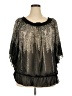 Janette Plus 100% Polyester Black 3/4 Sleeve Blouse Size 2X - photo 1