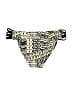 L Space Graphic Black Swimsuit Bottoms Size S - photo 2