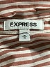 Express Stripes Orange Long Sleeve Blouse Size M - photo 7