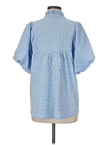 Umgee Short Sleeve Blouse (view 2)