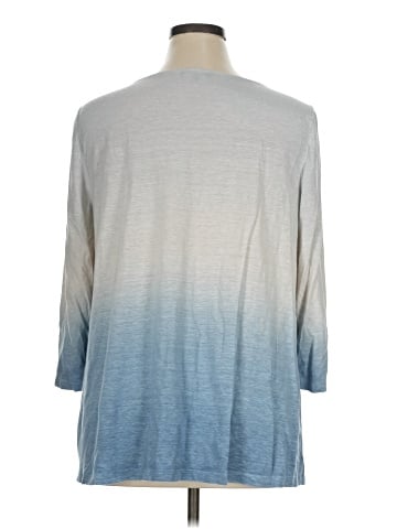 Lafayette 148 New York 3/4 Sleeve T-Shirt (view 2)
