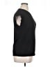 Automet Solid Black Sleeveless T-Shirt Size XL - photo 4