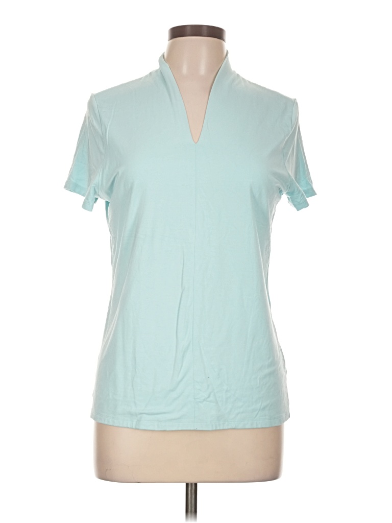 Pre-owned Talbots Short Sleeve T-shirt In Teal