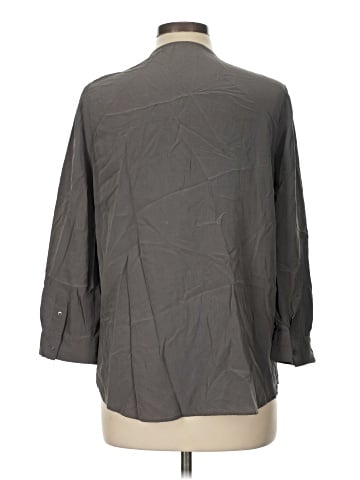 Assorted Brands 3/4 Sleeve Silk Top (view 2)