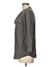 Assorted Brands 100% Silk Gray 3/4 Sleeve Silk Top Size L (estimated) - photo 5