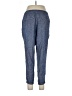 Old Navy Chevron-herringbone Blue Linen Pants Size L - photo 2