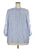 I.N. Studio Blue 3/4 Sleeve Blouse Size 2X - photo 2