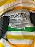 Trinity 100% Cotton Stripes Yellow Short Sleeve Button-Down Shirt Size S - photo 9