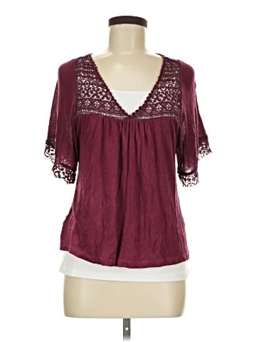 Full Tilt Short Sleeve Blouse (view 1)