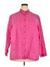 Totonko Pink 3/4 Sleeve Button-Down Shirt Size 2X - photo 1