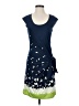 Max Edition Graphic Blue Casual Dress Size S - photo 1