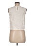 Nicole Miller Ivory Sleeveless Top Size M - photo 2