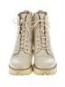 Sam Edelman 100% Leather Ivory Ankle Boots Size 9 - photo 2