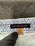 British Khaki Argyle Blue Jeans Size 6 - photo 4