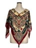 Unbranded Burgundy Poncho Size 1X (estimated) - photo 1