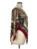 Unbranded Burgundy Poncho Size 1X (estimated) - photo 4