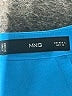 MNG 100% Polyester Solid Blue Casual Skirt Size L - photo 4