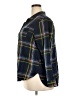 Old Navy 100% Cotton Plaid Blue 3/4 Sleeve Button-Down Shirt Size XXL - photo 5