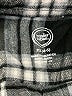 Wonder Nation Plaid Black Long Sleeve Button-Down Shirt Size 4 - 5 - photo 3