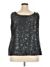 R&M Richards 100% Polyester Silver Sleeveless Blouse Size 18 - photo 2