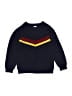 Janie and Jack Chevron-herringbone Blue Pullover Sweater Size 8 - photo 1