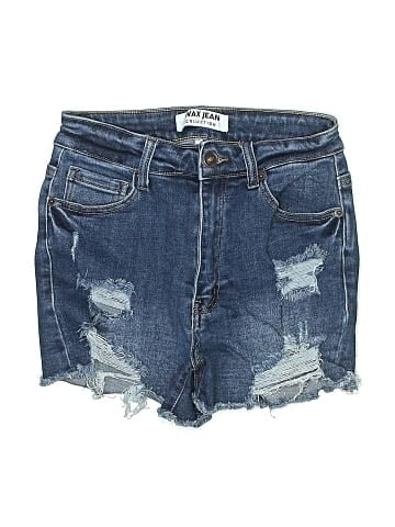 Wax Jean Denim Shorts (view 1)