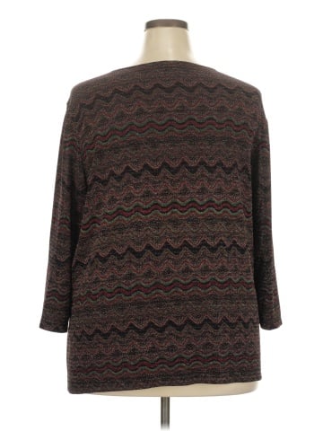 JM Collection 3/4 Sleeve Top (view 2)
