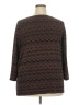 JM Collection Brown 3/4 Sleeve Top Size 2X - photo 2