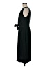 Ann Taylor 100% Polyester Solid Black Casual Dress Size 8 - photo 5